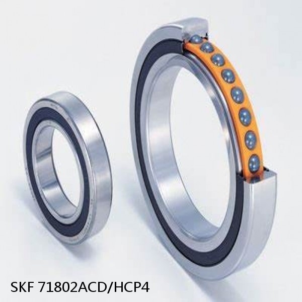 71802ACD/HCP4 SKF Super Precision,Super Precision Bearings,Super Precision Angular Contact,71800 Series,25 Degree Contact Angle